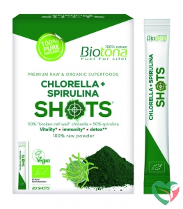 Biotona Chlorella spirulina shots 2.2 gram bio