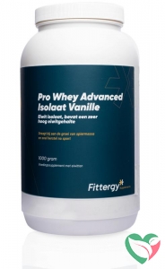 Fittergy Pro whey advanced isolate vanille