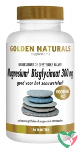 Golden Naturals Magnesium bisglycinaat 300mg
