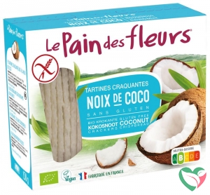 Pain Des Fleurs Krokante bio crackers met kokos bio