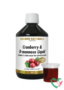 Golden Naturals Cranberry D mannose liquid