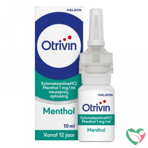 Otrivin Menthol spray 12 jaar