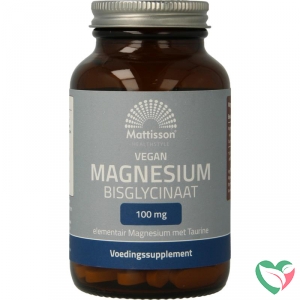 Mattisson Magnesium bisglycinaat 100mg taurine