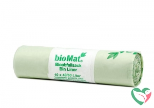 Biomat Wastebag compostable 40/60 liter