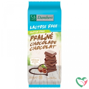 Damhert Chocoladetablet praline glutenvrij en lactosevrij