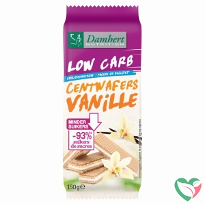 Damhert Centwafers vanille low carb