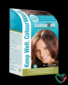 Colourwell 100% Natuurlijke haarkleuring kastanje bruin
