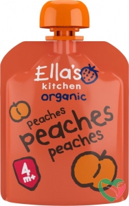 Ella's Kitchen Peaches 4+ maanden knijpzakje bio